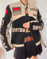 Giacca da motociclista oversize vintage anni '80 taglia M