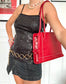 Vintage 80s red bag