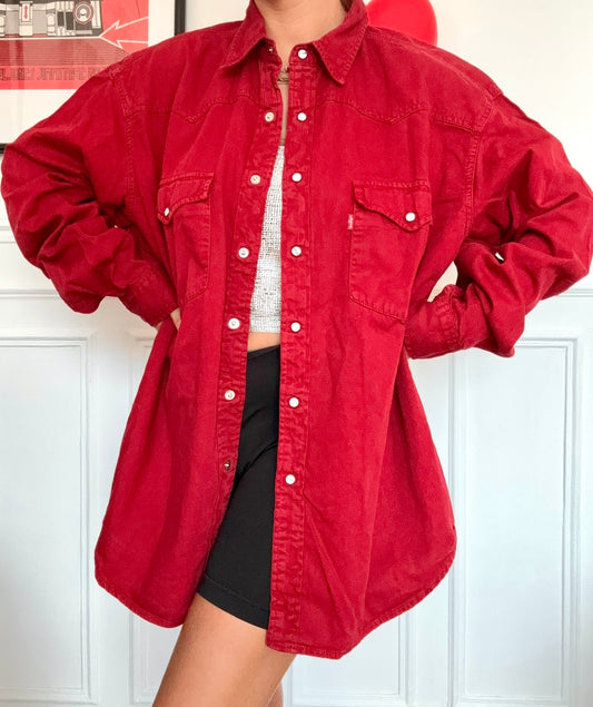 Chemise oversize Levi’s vintage 80s Taille XL