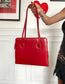 Vintage 80s red bag